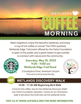 Wetlands Coffee Morning May 10