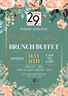 Table 29 Mothers Day Brunch