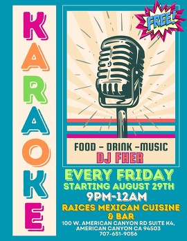 Karaoke 2025 Raices Restaurant 