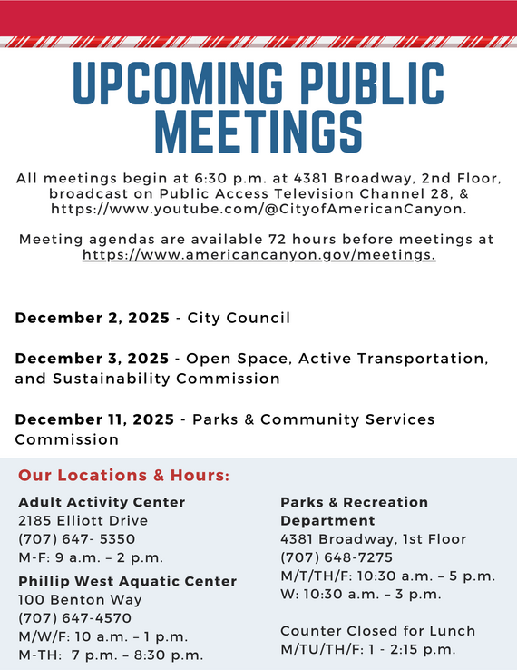 AAC Weekly Sched Dec.2025