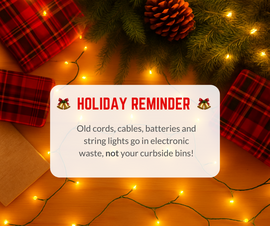 holiday e-waste reminder