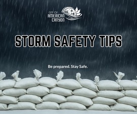 Storm Safety Tip