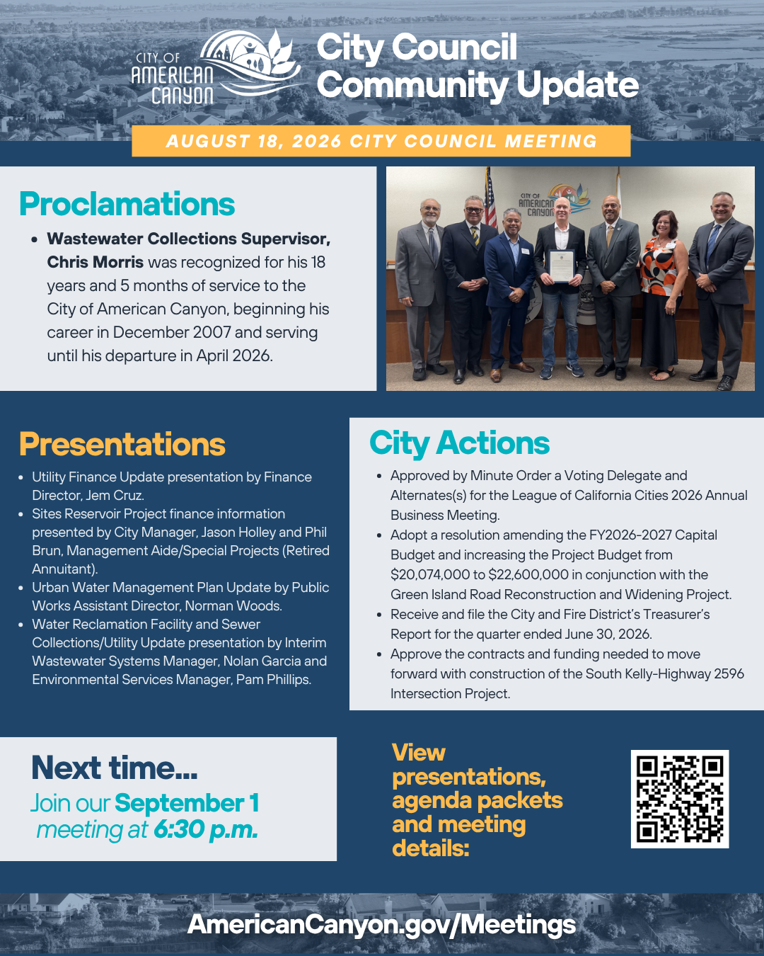 City Council Update 8.18.26