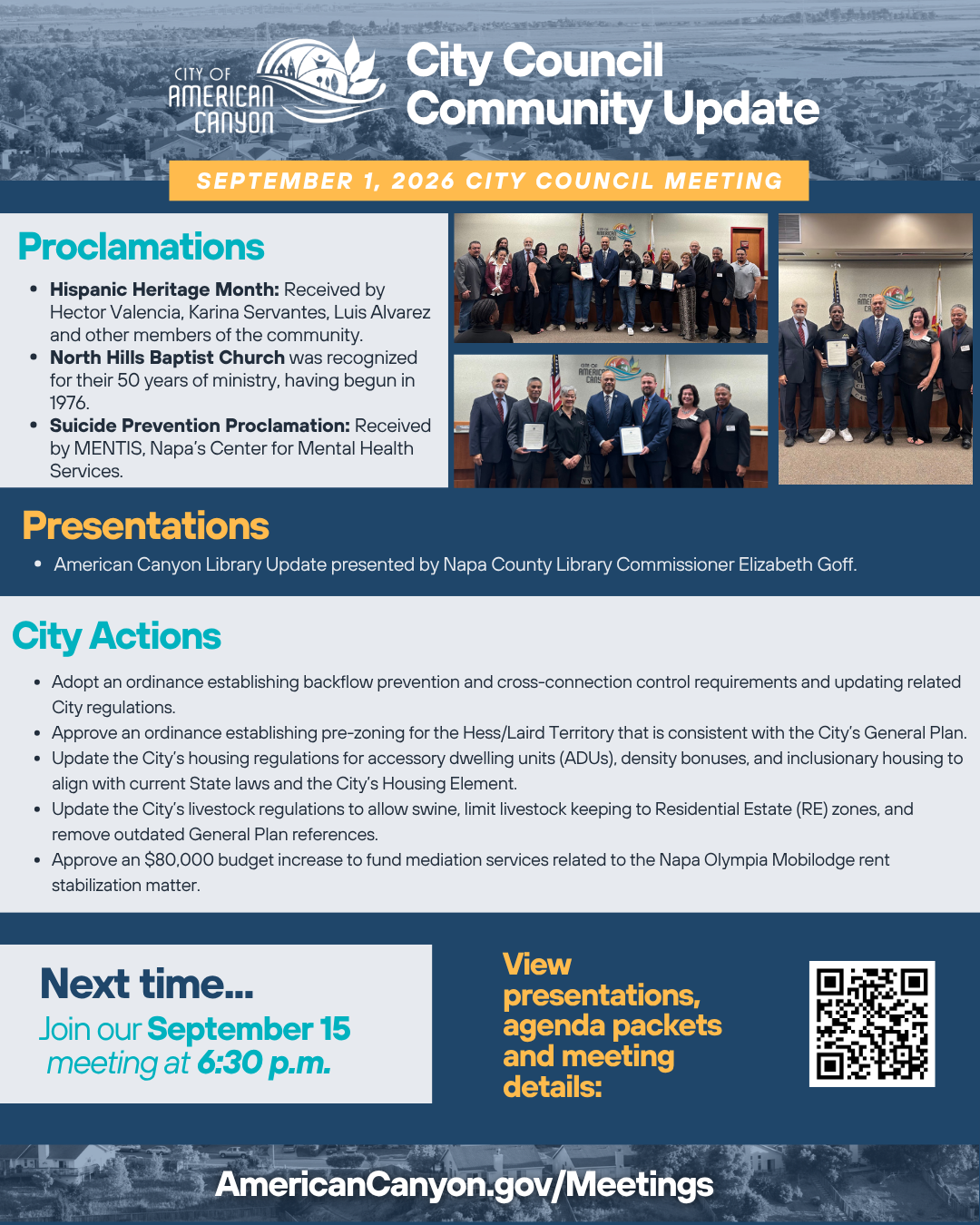 9.1 City Council Update