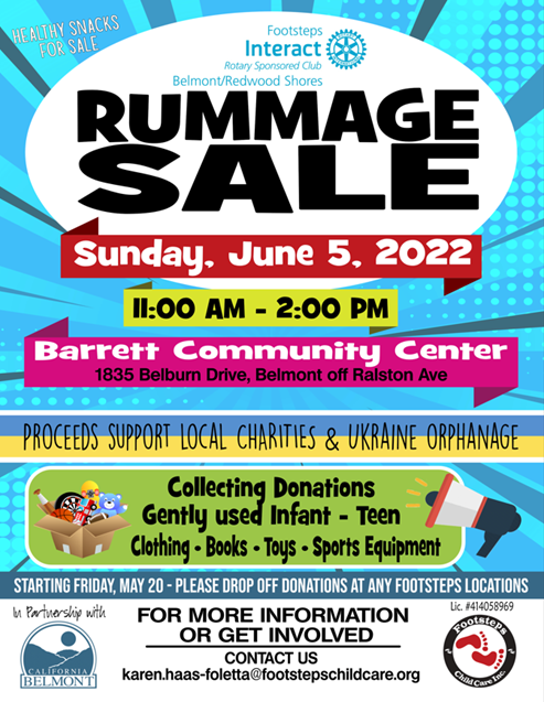 Advertisement of Rummage Sale