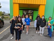 youth outside entertainment area