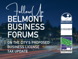 Learn More About Belmont's Proposed Business License Tax Update