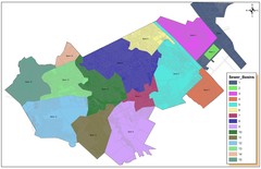 Belmont Sewer Basins Map