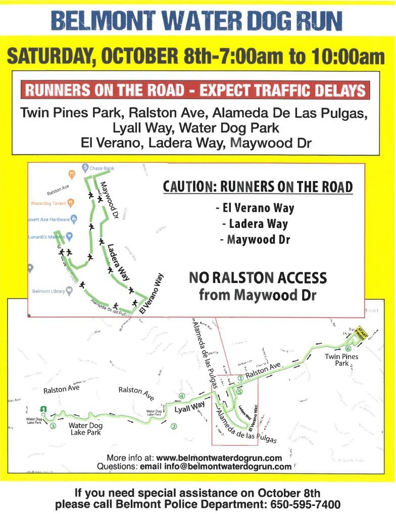 Water Dog Run Route