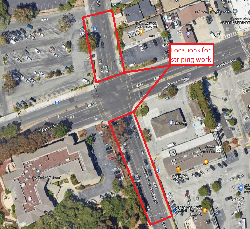 Alameda and Ralston Traffic Advisory - September