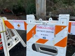 Park closed signs