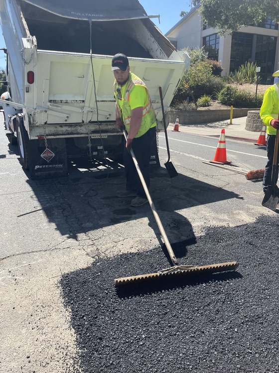 Asphalt work Sept 2023