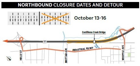 Caltrans October Closures