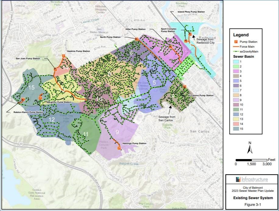 Sewer Master Plan Project Map
