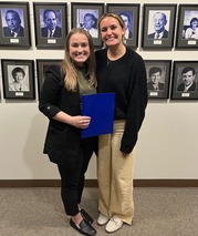 Staff receiving proclamation 