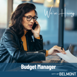 We're hiring, budget manager.