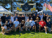 Firefighters at the Chili cook off