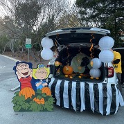 Example of a car at Trunk or Treat