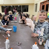 Kids at Friday Night hangout