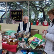 Participants at the Craft fair