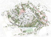 Map of Stanford Campus at Notre Dame de Namur University