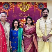 People at the Diwali celebration.