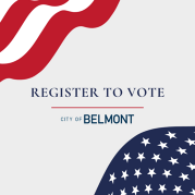 Register to vote. City of Belmont