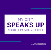 My City Speaks Up about domestic violence
