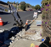 Excavating Failed Concrete