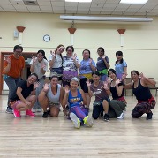 Zumba class participants 
