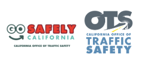 Go Safely California and OTS logo
