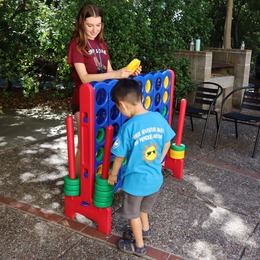 Recreation team at camp