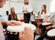 People playing percussions 