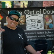 Made of dough vendor at event