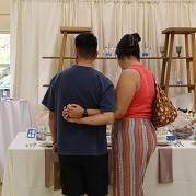 Wedding fair attendees 