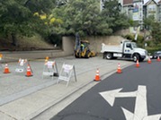 Cleaning up parking lot