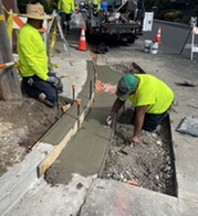 Finishing New Concrete