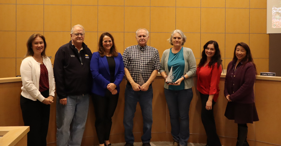Community Service Awards Recipients and City Council