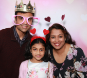 Family at one of our dances taking a photo