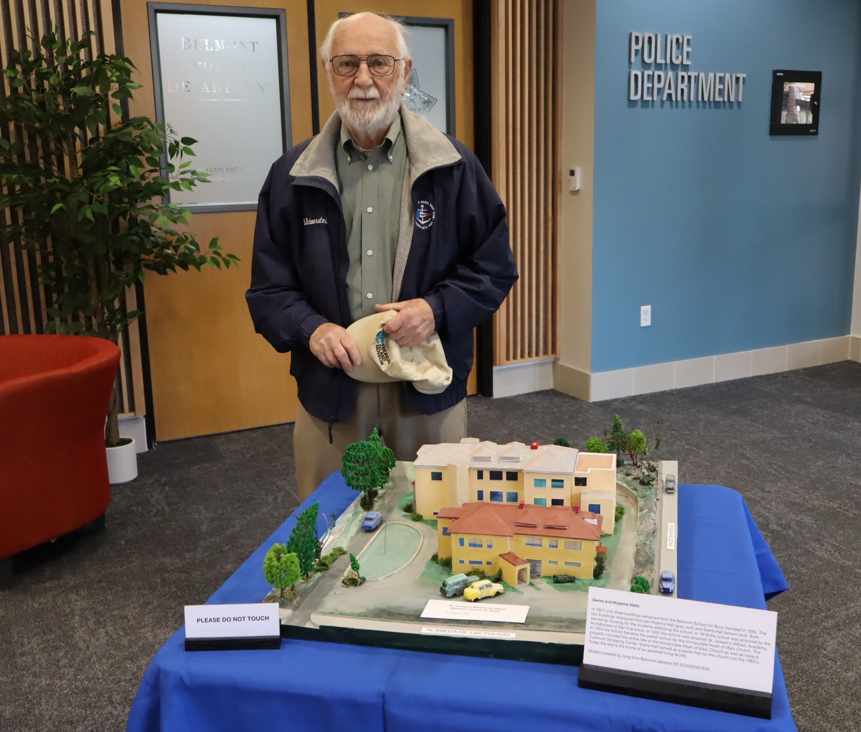 Ed Schoenstein model of Sierra and Hopkins Hall