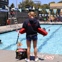 Lifeguard on duty