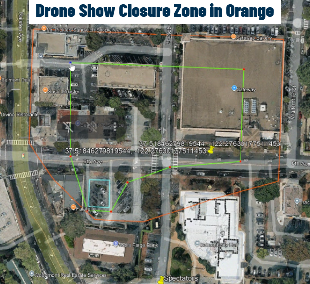 Drone Show Map