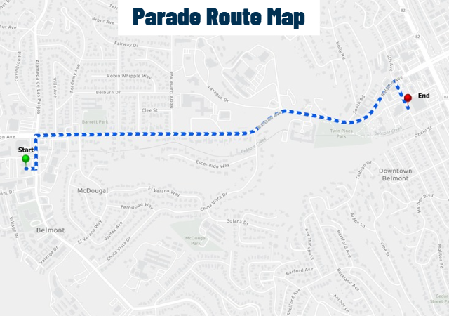 Parade map