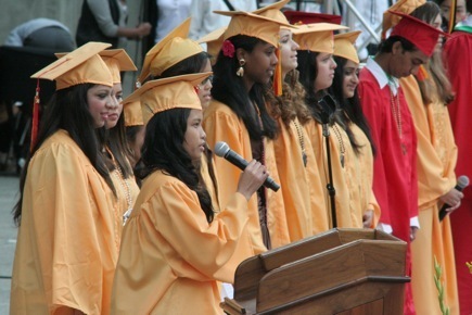 BHS graduation girls