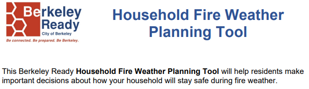 Fire Weather Planning Tool