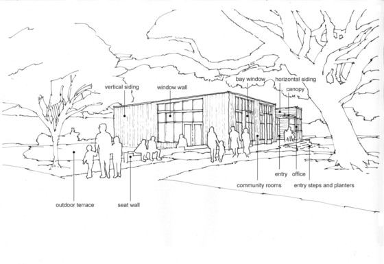 Willard Clubhouse Sketch