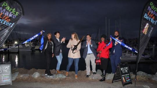 Waterfront Ribbon Cutting