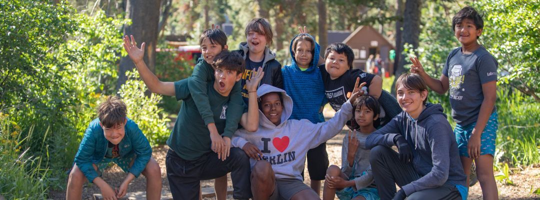 Campers at Berkeley Echo Lake Camp