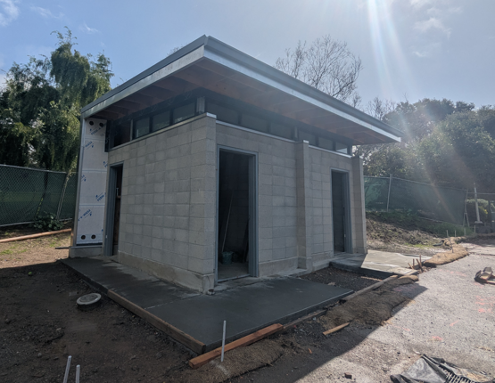 Willard New Restroom Photo Under Construction