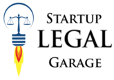 Startup legal garage logo